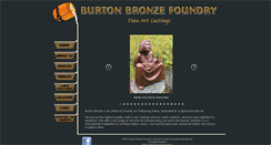 Desktop Screenshot of burtonbronzefoundry.com